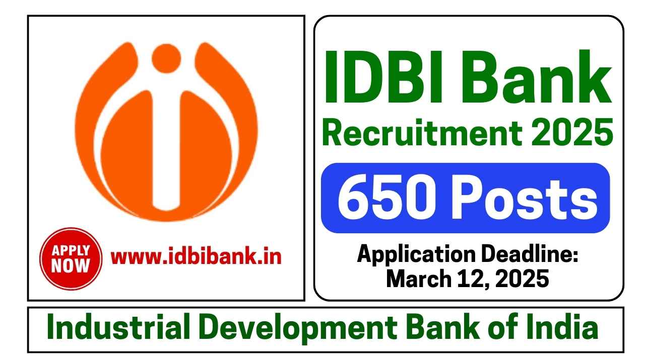 IDBI Bank Recruitment 2025