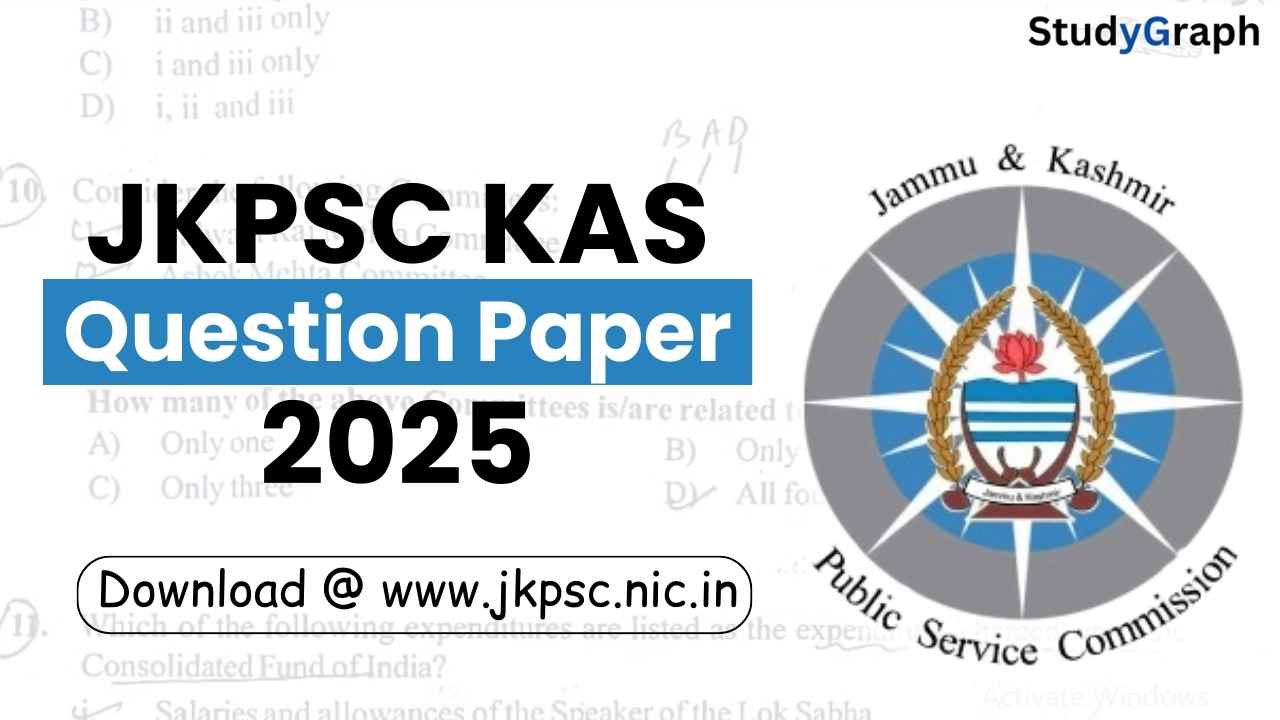 JKPSC KAS Question Paper 2025