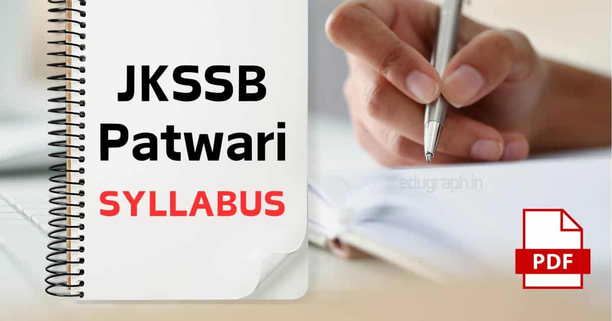 JKSSB Patwari Syllabus PDF