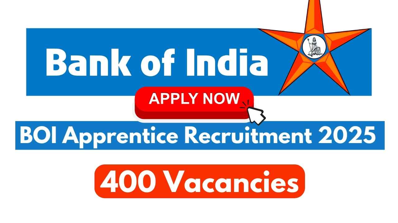 BOI Apprentice Recruitment 2025